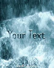 En waterfall animated screensaver
