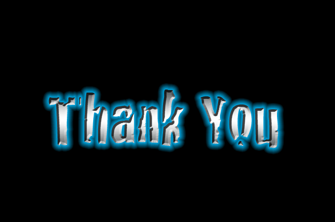 Thank you animation